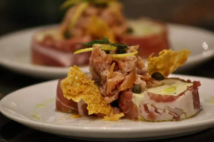Chef's table courses at The Shaved Duck — photo 1