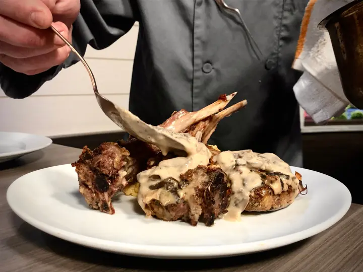 Chef's table courses at The Shaved Duck — photo 12