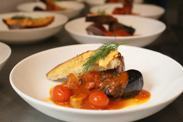 Chef's table courses at The Shaved Duck — photo 14