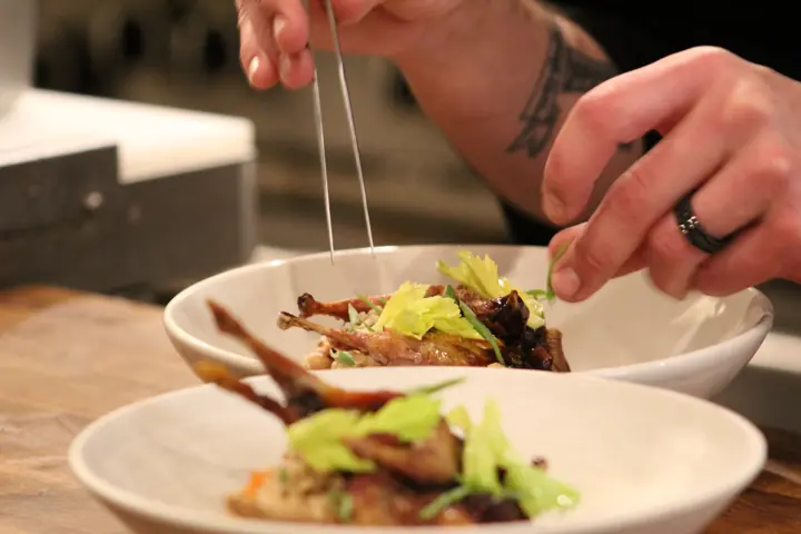 Chef's table courses at The Shaved Duck — photo 22